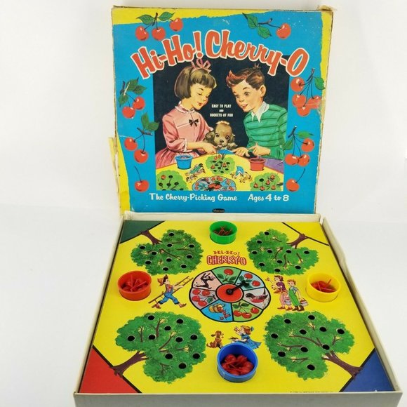 Hi-Ho Cherry-O Cherry Picking Game 1960 Whitman - Picture 1 of 12